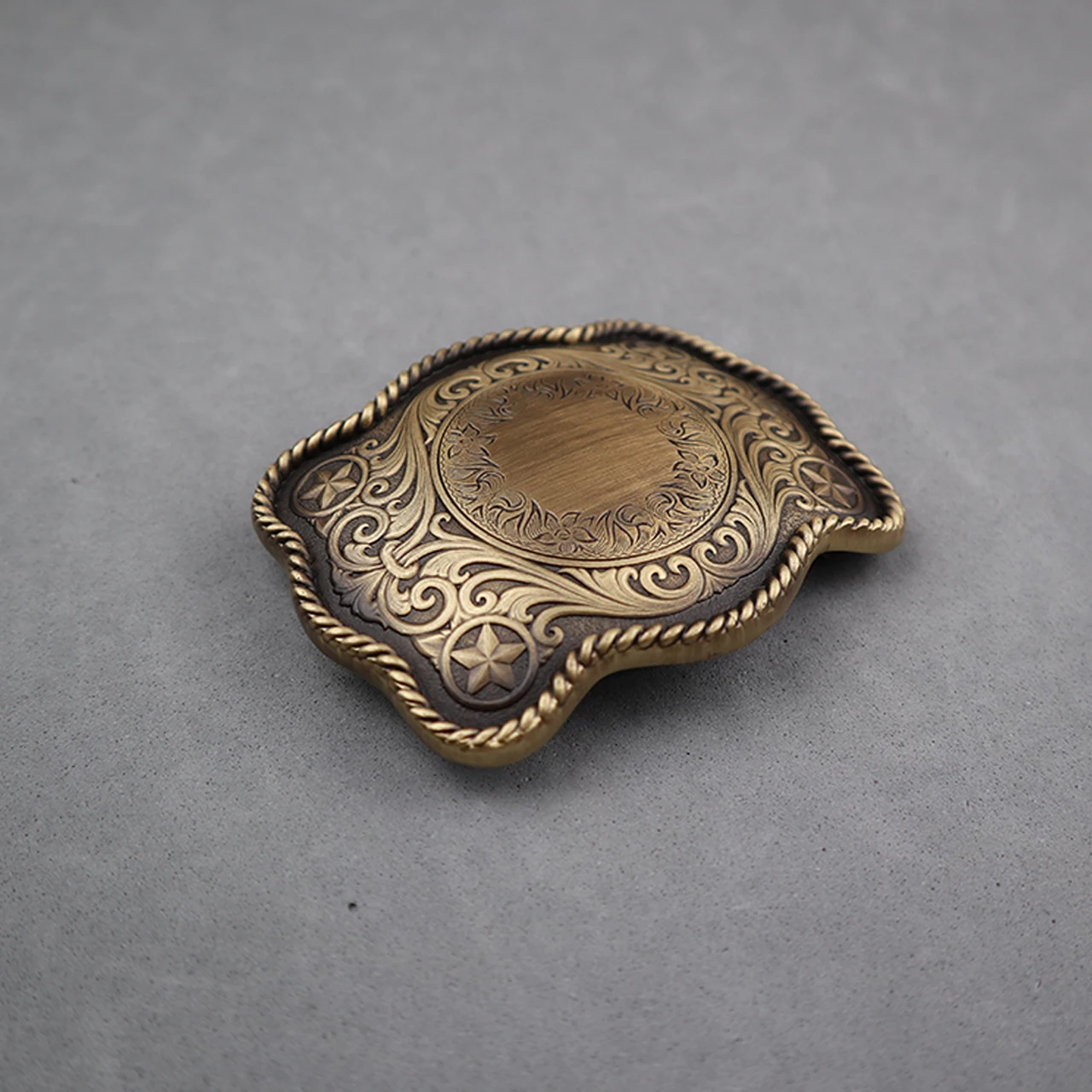 manufacturers Antique brass two colors  plating 3D custom belt buckle The pattern plate buckles