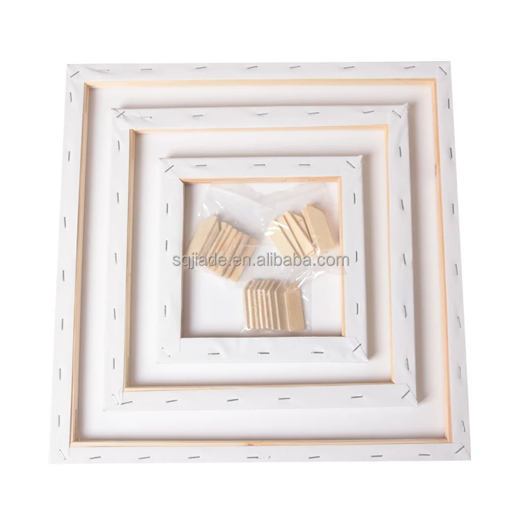 2022 Best Selling 100%cotton stretched canvas board Blank art Canvas set for painting