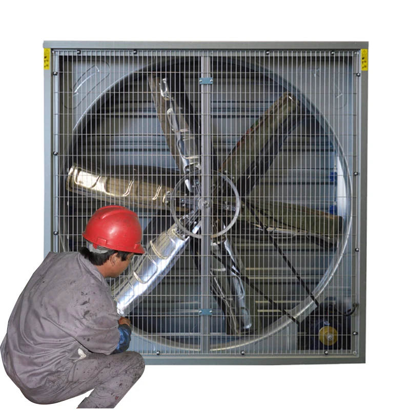 Galvanized Hammer Type Broiler Farm Ventilation Exhaust Fan
