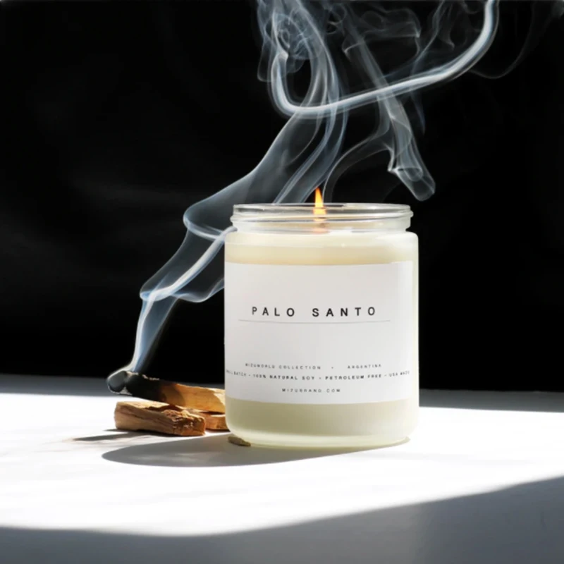 Natural Soy Wax Coconut Wax Scented Glass Jar Candles Christmas presents Christmas candles