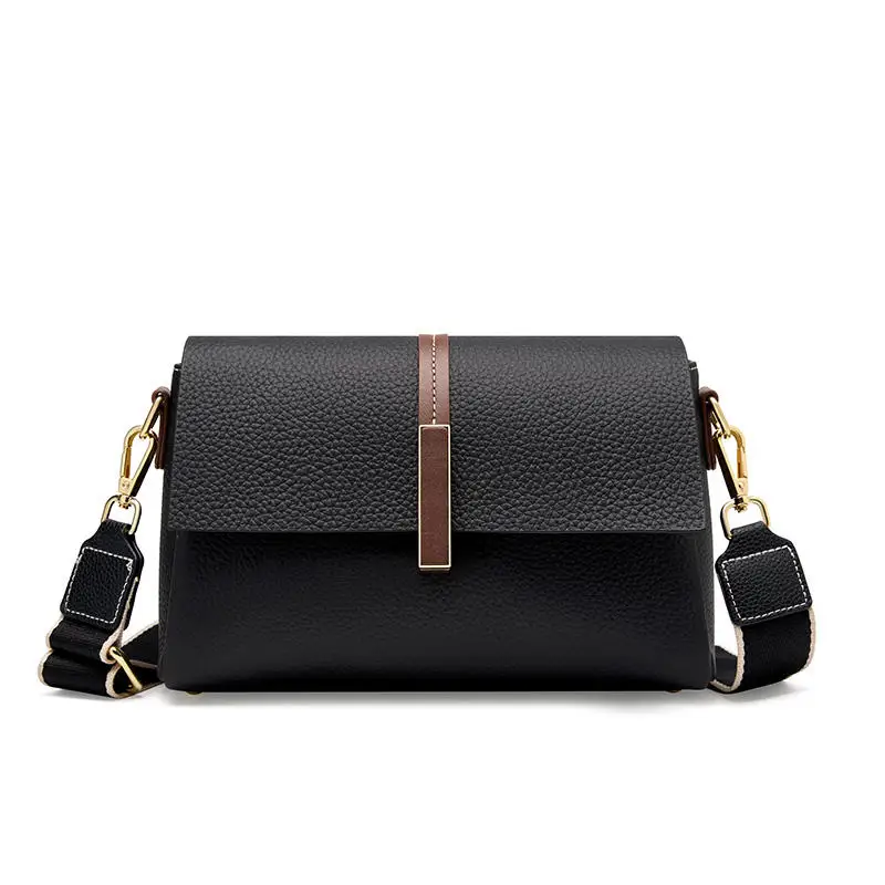Wholesale Fashion Leather Messenger Bag for Womens HandBag Customize Pebble Pattern Lady Leather Crossbody Shoulder Bag