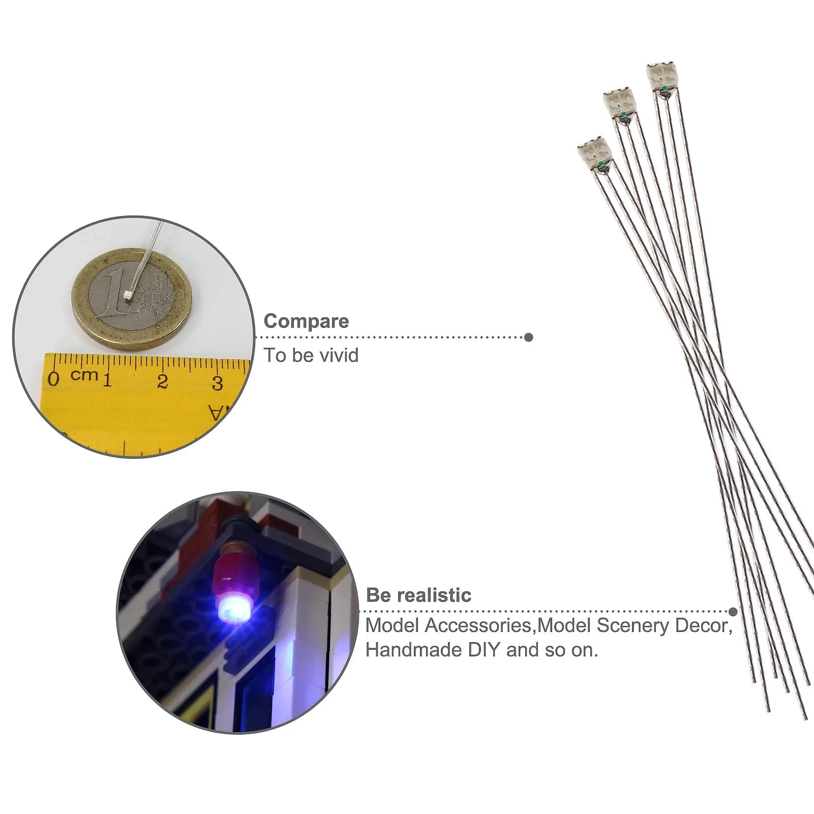  T0603 два/три цвета предварительно припаянные провода Micro Litz SMD LED