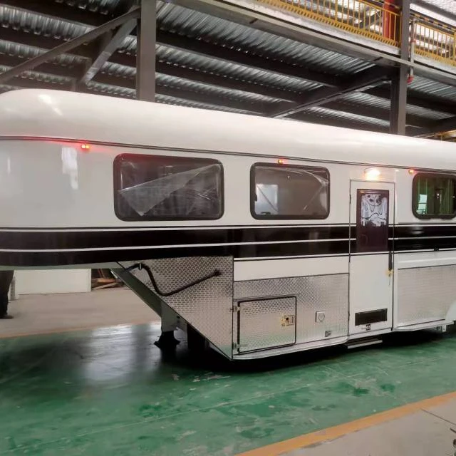 2 horses china gooseneck horse trailer