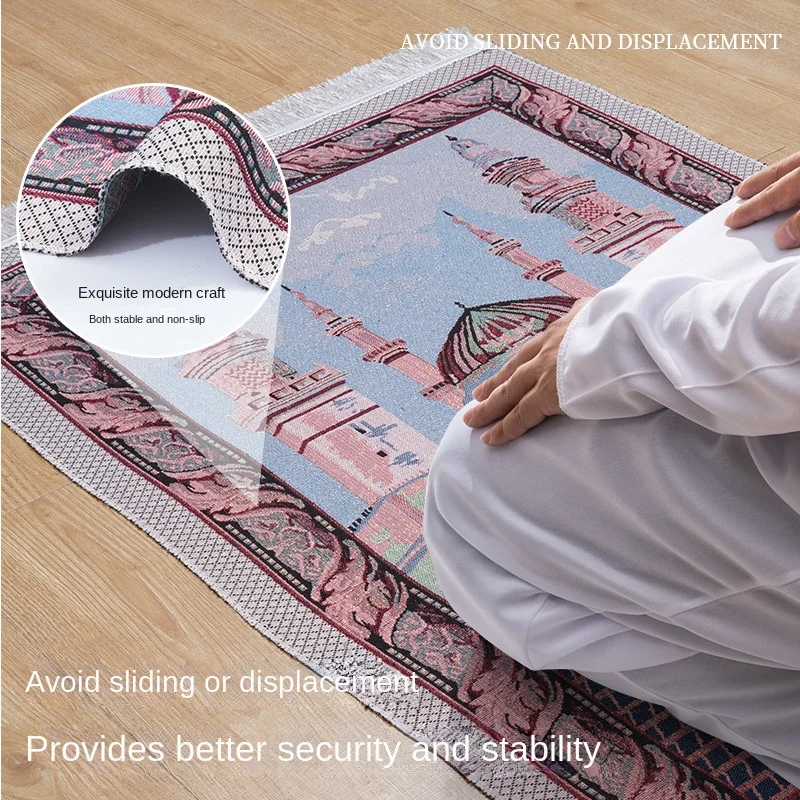Ковер для поклонения коврик ковер молитвенного пола Коврик молитвы арабский машинный моющийся на заказ