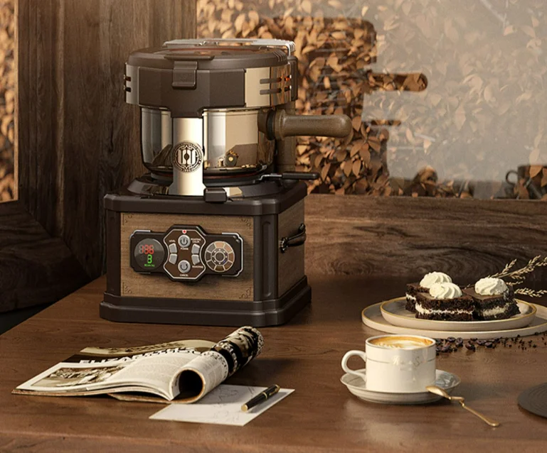 Coffee Newest Electrostatic Precipitator for High Quality Small Coffee Roaster Electric Stainless Steel Temperature Control 750