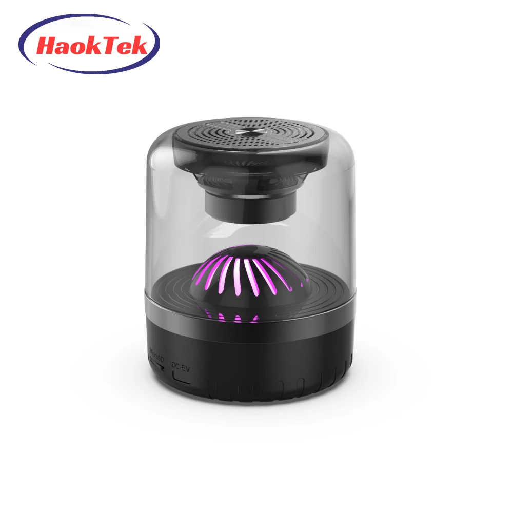 HAOKTEK Music Speakers  led Light  Wireless Portable Speakers For phone With Bluetooth