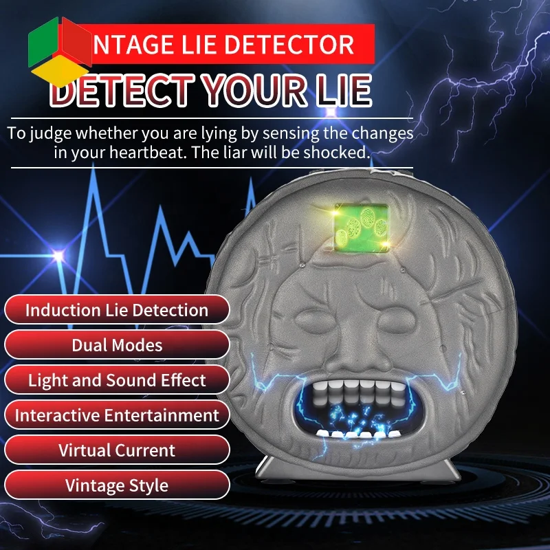 Детские развивающие игрушки QS для вечеринок интеллектуальные Электрический Полиграф сканирующий детектор Lie Шокирующая игрушка-обманщик