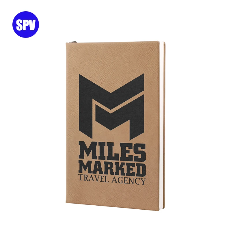 Leatherette Japanese Stationery Gym Large Morandi Notebook with pen holder