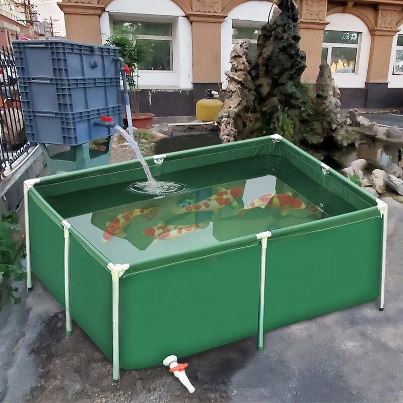 DC-3004 Manufactory Foldable PVC Fish Tank in Farm Catfish Pond Tank Durable And Foldable Water Tank Also Can be Bathtub