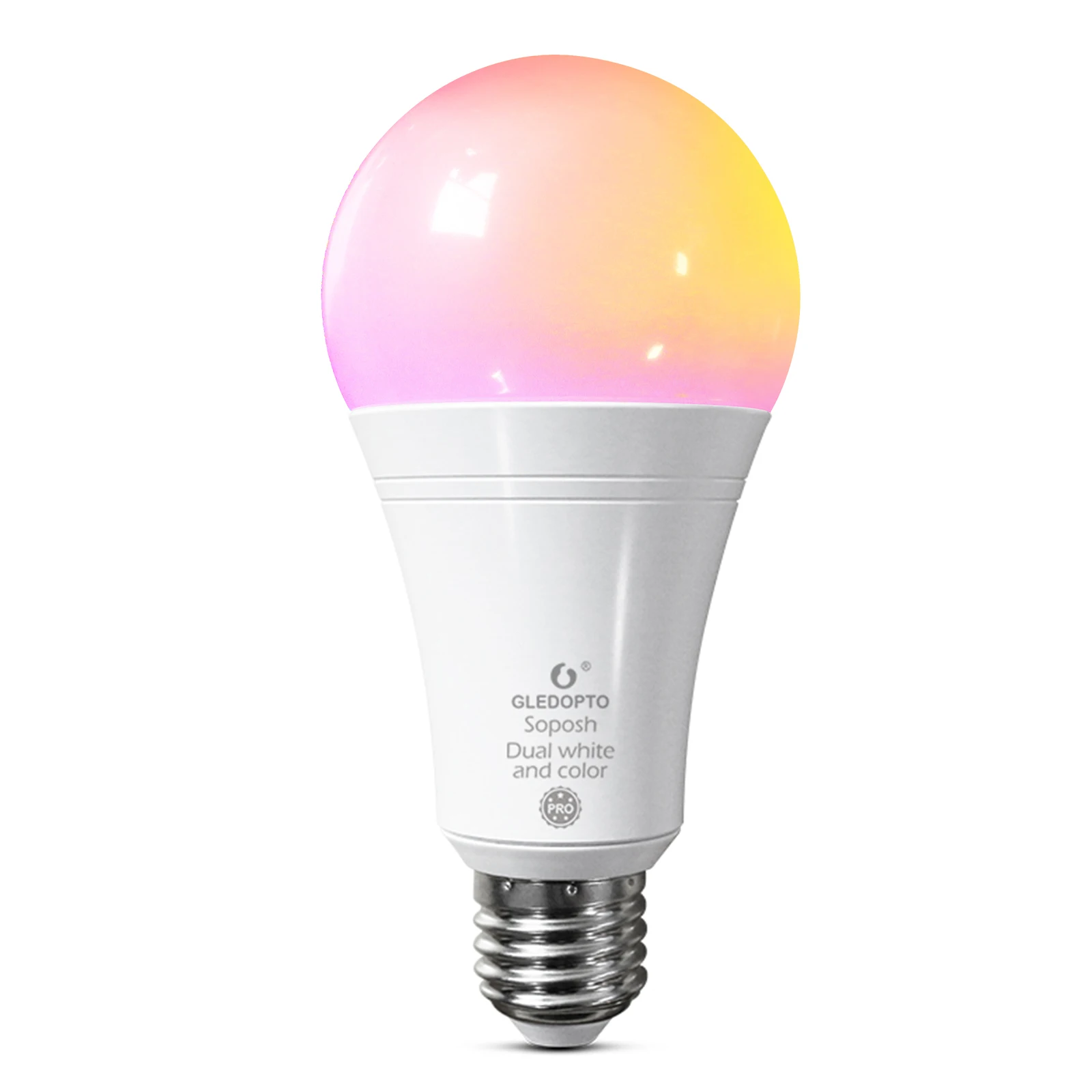 GL-B-008P Gledopto Zigbee 3.0 Smart Home Light Bulb CCT Bulb Light RGB 12W LED Aluminum Globe AC 2 Years 180 Degree AC 100-240V