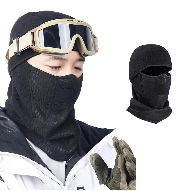 
Balaclava Ski Mask Cold Weather Winter Fleece Neck Warmer Hood Face Cover Cycling mask 