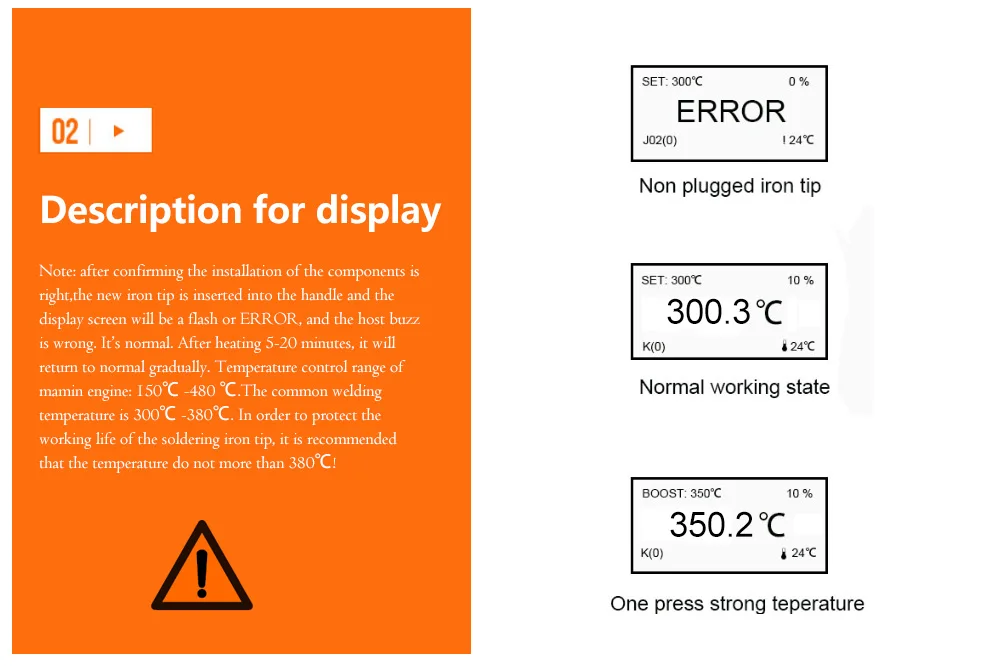 
STM32-OLED T12-945 1.3inch digital display Soldering Station V2.1S controller with 5pin 907 Soldering Iron Tips without power 