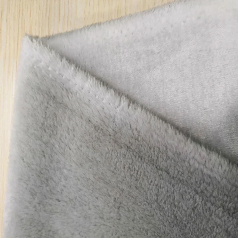 flannel fleece luxury double sided fabric stretch velvet sofa fabrics material wholesale for sofa toy clothing fabric