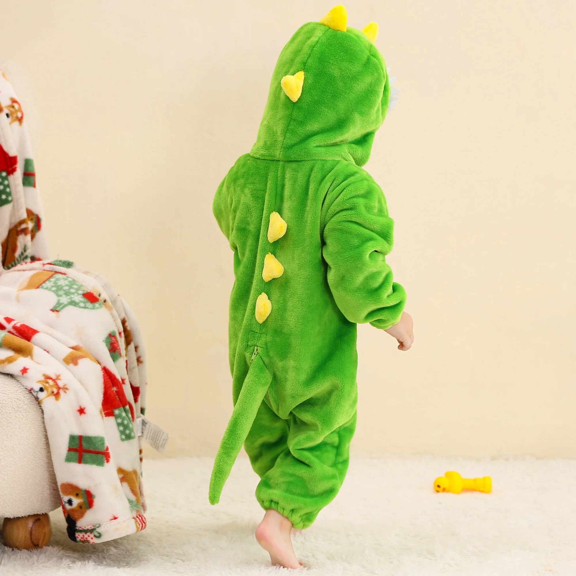 Michley 2024 Factory 3D Animal Cartoon Sleepers Wholesale Newborn Baby Costume Jumpsuit Pajamas For Children Make Design