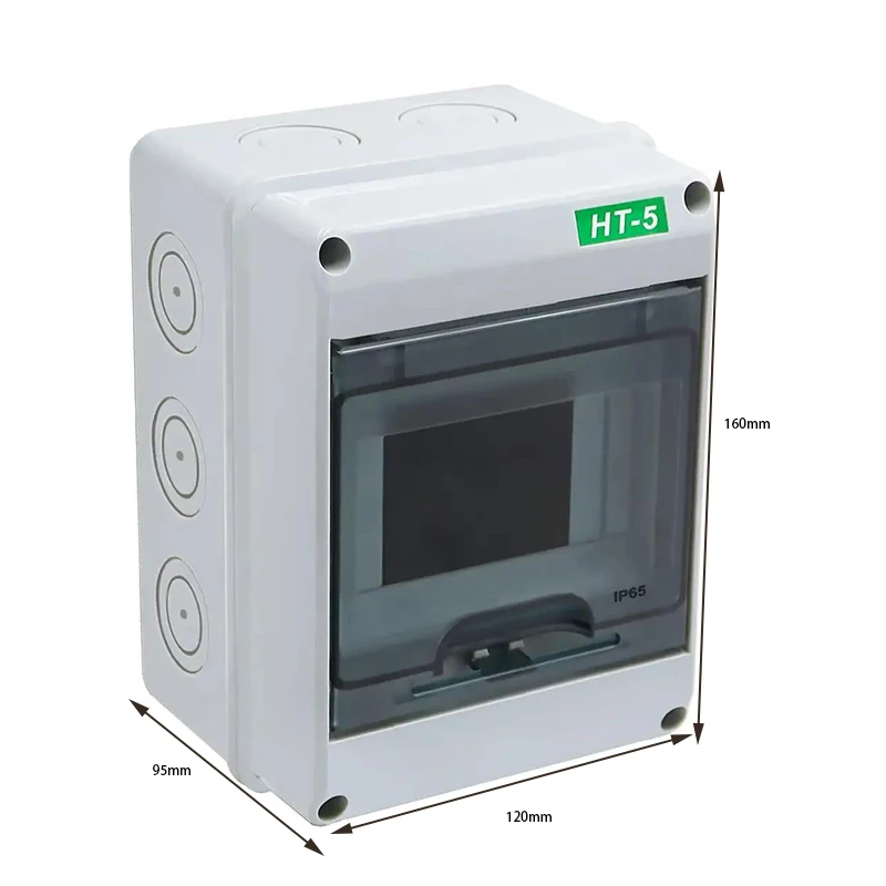 Distribution Protection Box IP66 Waterproof Transparent Cover Outdoor Distribution Junction Box for Indoor Wall Circuit Breaker