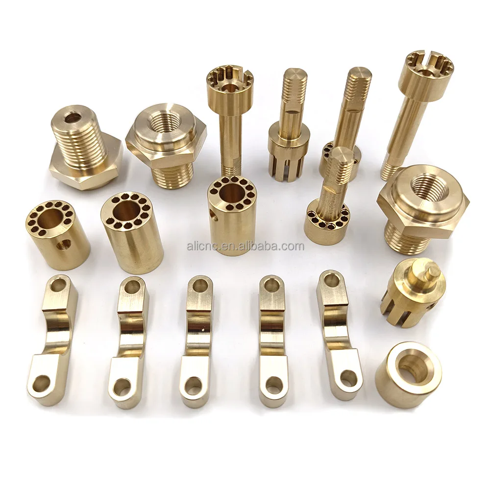 Precision Customized Cnc Brass Turning Milling Machining Parts CNC Metal Brass Processing Service Manufacturer CNC Machining
