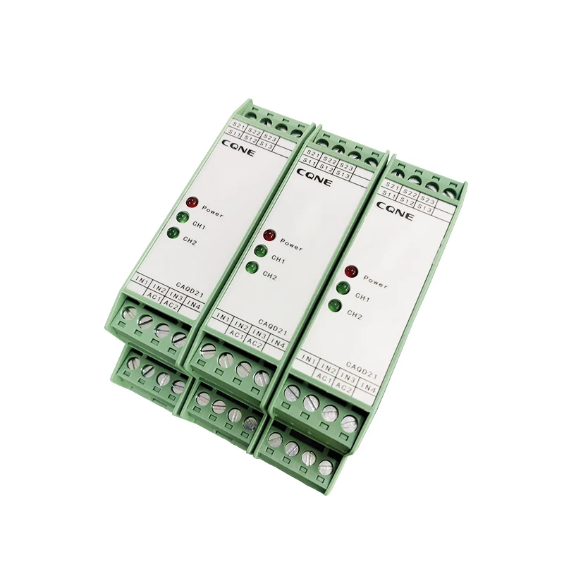 CAQD21 AC 220V DC 24V двухручная кнопка Мониторинг старт реле Модуль безопасности CQNE