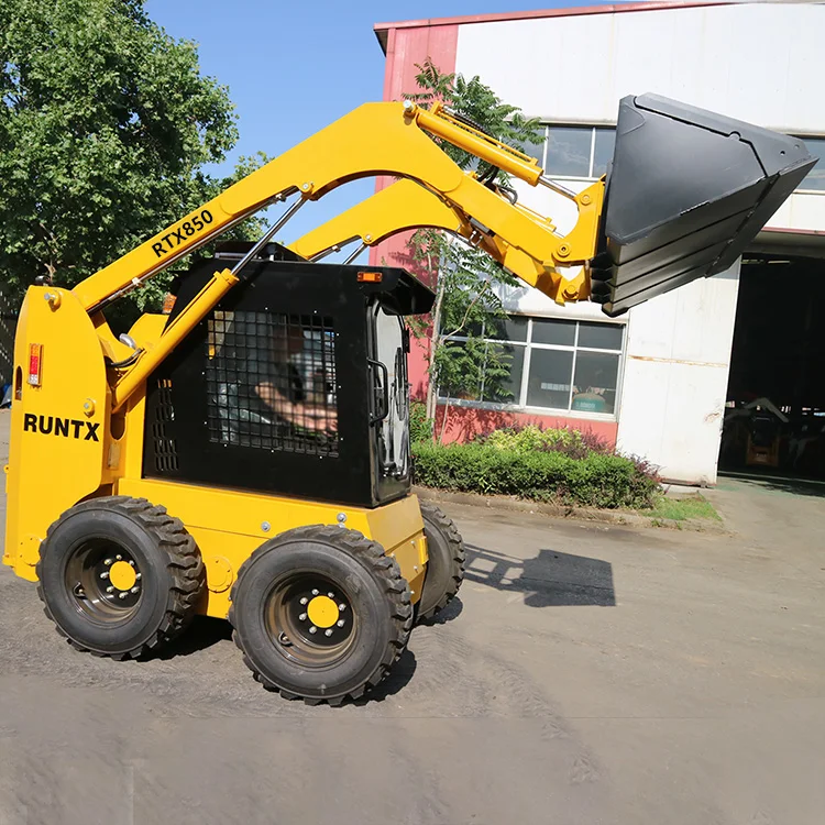 Runtx Skid Steer Loader Cattle in Bed Ripper Track Price 700kg 1000kg 1050kg 1200kg 1500kg Case 580 Parts Backhoe for Engine