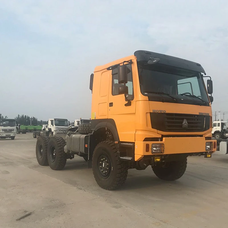 6x6 diesel used sinotruck howo tractor truck head for sale