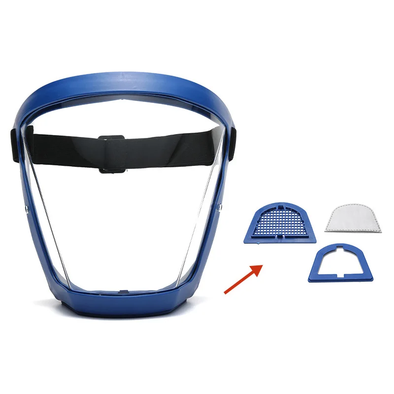 Cheap Price Integrated High-Definition Isolation Screen Anti-Fog Transparent Protective Full Face Pc Cycling Sports Shield