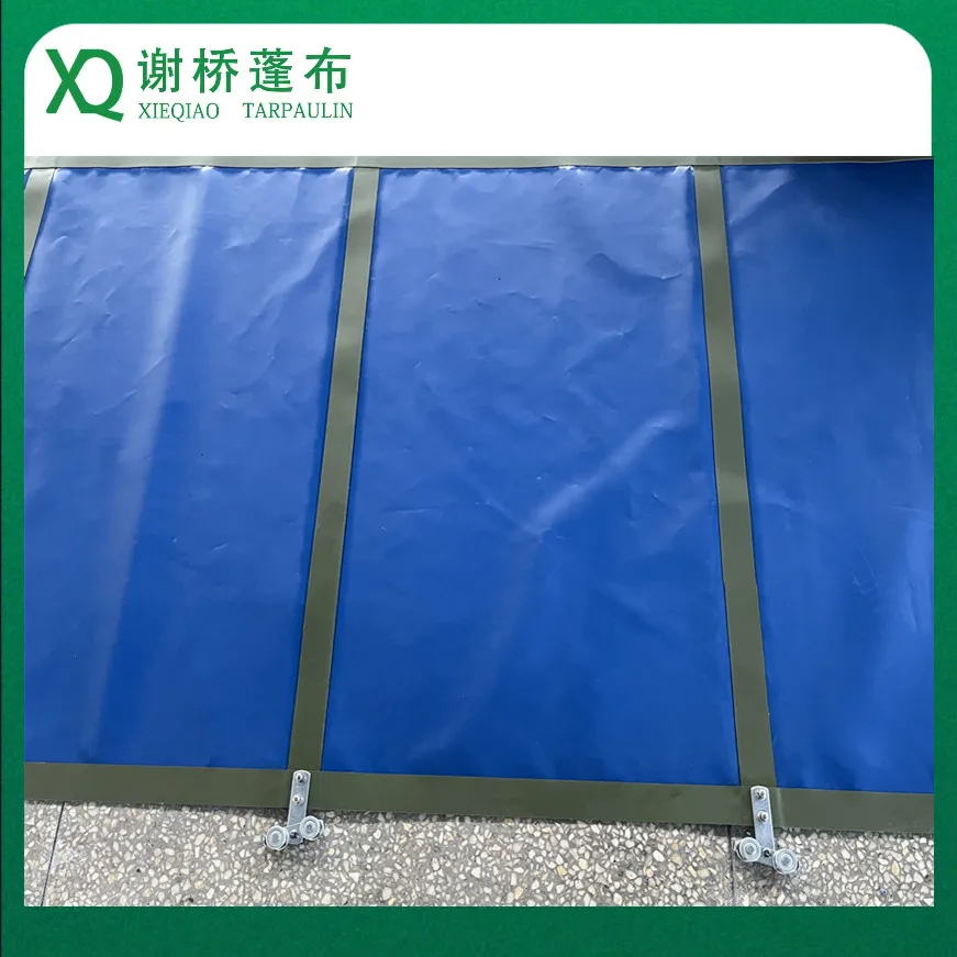 Xieqiao Durable PVC Tarpaulin for Truck Side Curtain - Waterproof and Flexible-9550*2630