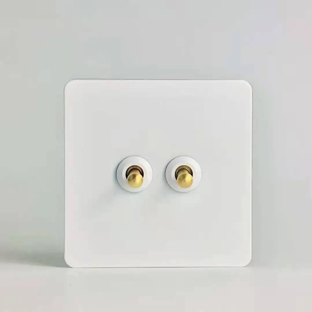 Британского стандарта свет антикварное изделие из металла античная бронза 4 gang позиционный переключатель пути