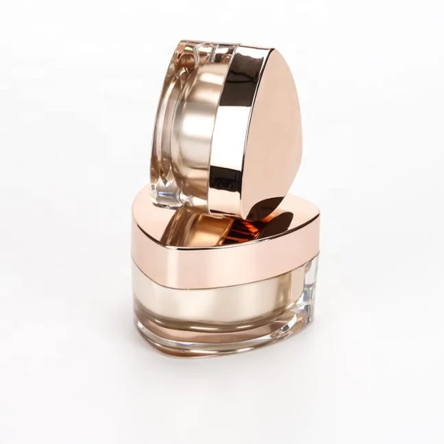 
15g 30g 50g cosmetic plastic triangle jars bestway screw acrylic frosted cream jar lip scrub container 