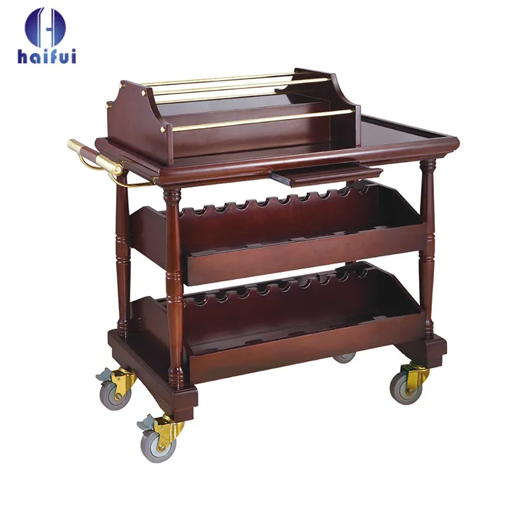 Luxurious Hotel and Restaurant Liquor Service Trolley