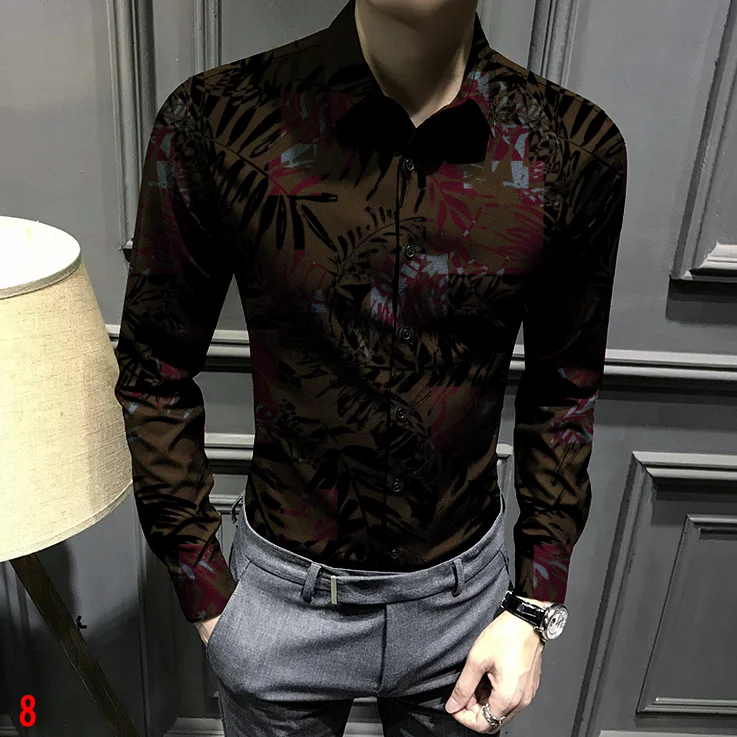 Полиэфирный материал, тканый рисунок, другой материал для мужской рубашки