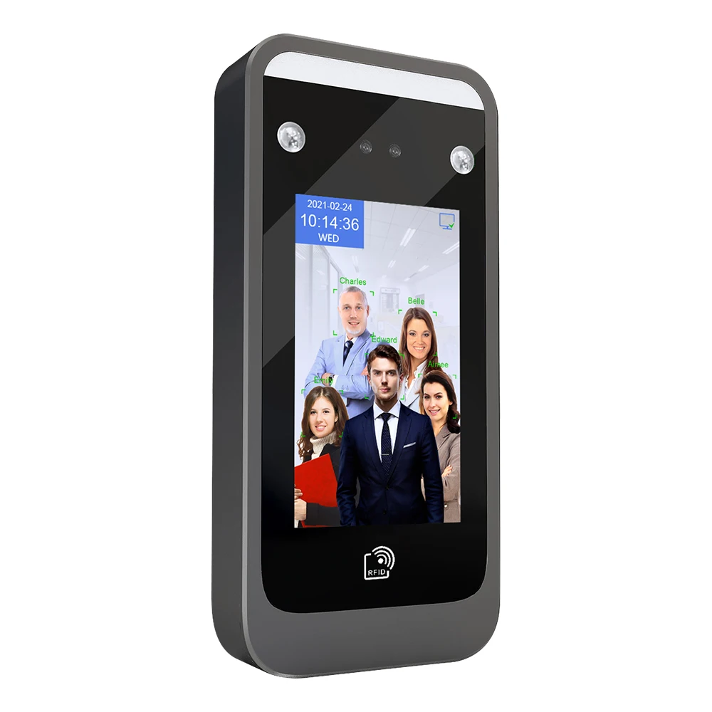 TIMMY Wifi Cloud Software SDK AI Multi Person Dynamic Face Recognition Time Recording Time Attendance Machine