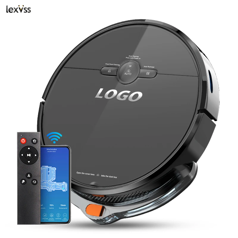 2022 Factory OEM Wireless Vacuum Cleaner Automatic House Cleaning High Suction Smart Robot Vacuum Cleaner with Logo