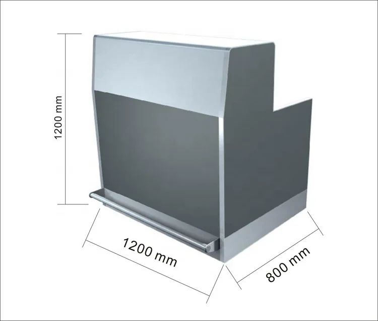 Stainless Steel Airport Passenger Service Counter Aviation Table Desk Check In Counter