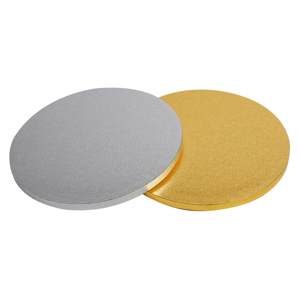 Custom Food grade Round Cake Bases 11 14 16 Inch Paper Drum Cake Tray Board