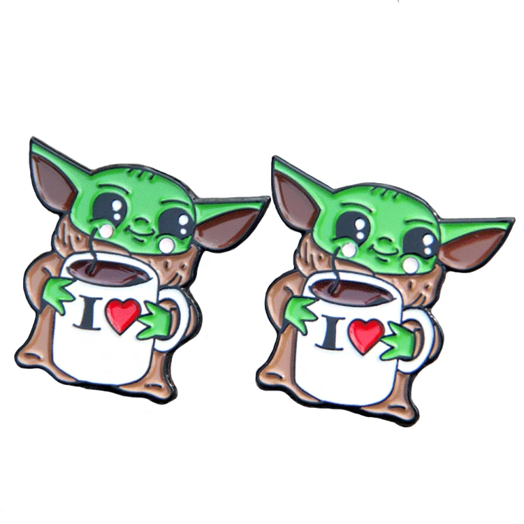 Wholesale zinc alloy cheap metal funny design custom lovely soft enamel lapel pins