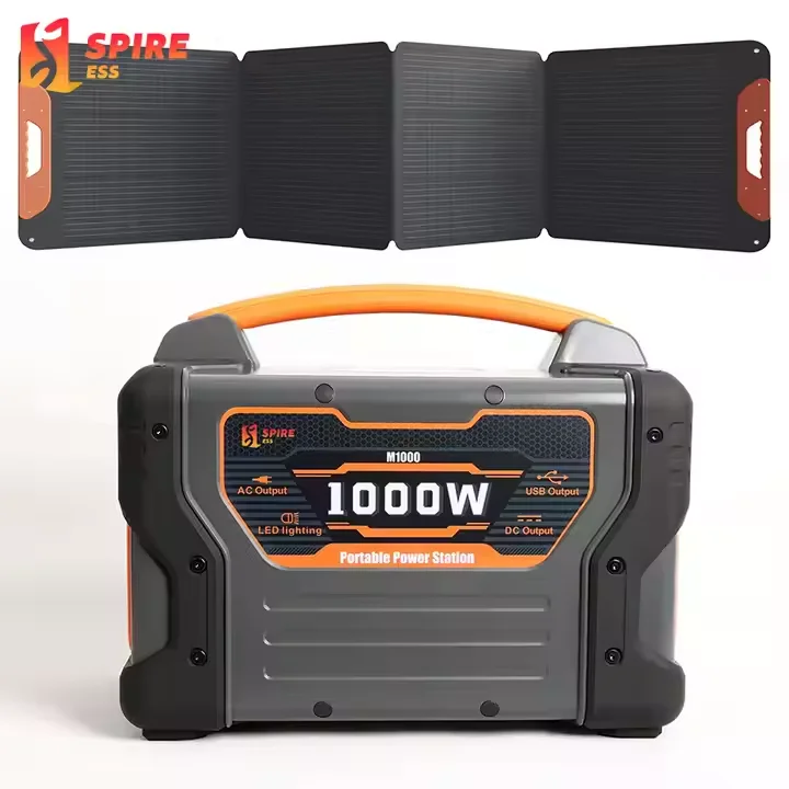 1000W Portable Power Station Solar Generator  Power Station Power Banks  Lithium Battery  OEM/ODM Supported