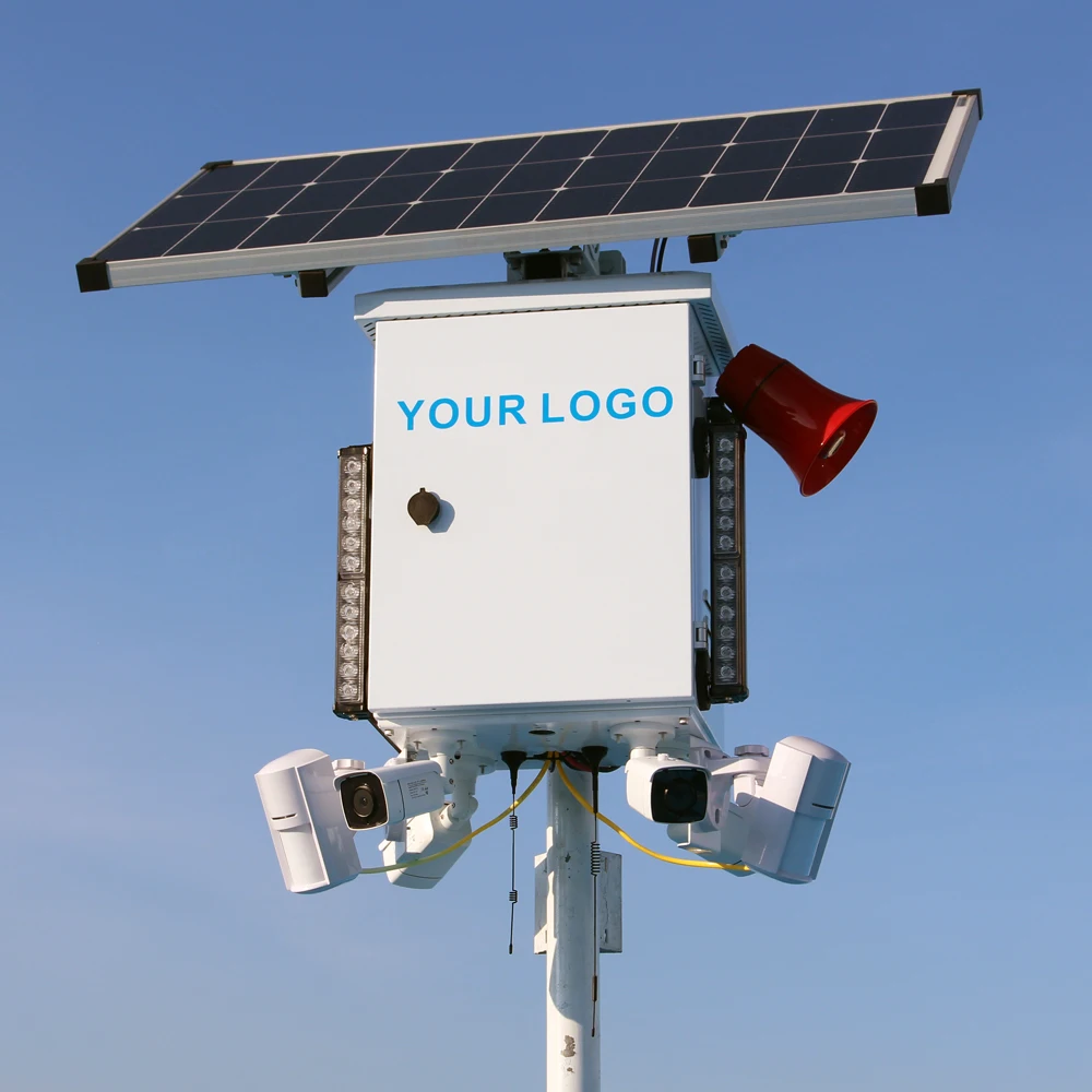 SZGOING 8MP 4K Solar Security Camera System Wireless Outdoor with PIR Alarm