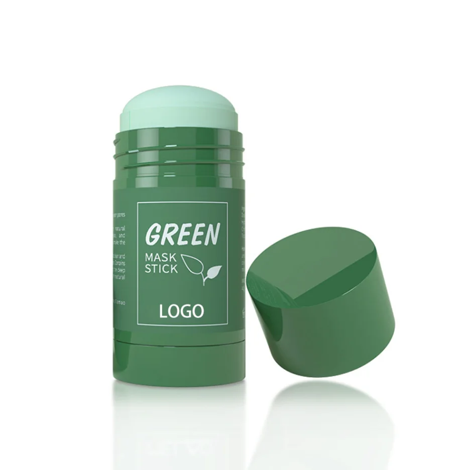 OEM manufacturer green tea purifying clay stick clean blackhead green tea cleansing mask stick
