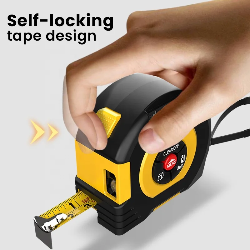100 м и 5 цифровой лазерный измерительный инструмент для измерения ленты с ЖК-дисплеем