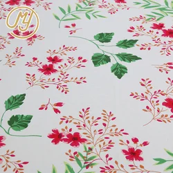 Factory price breathable thicken printed flower woven canvas fabric
