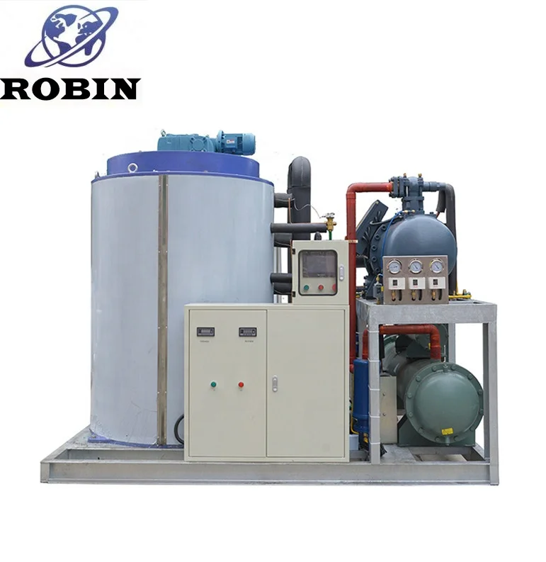 Industrial ice flake making machine 10 ton per day with factory price