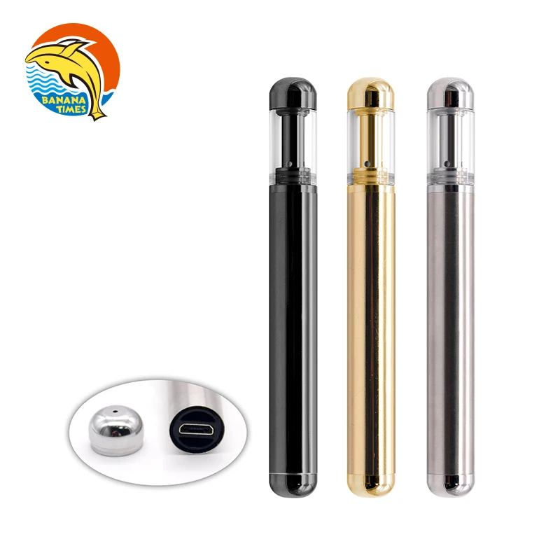 China Wholesale rechargeable Empty Vape Pen 530mAh Ceramic Coil Cartridge E Cig 1ml Vaporizer Pen