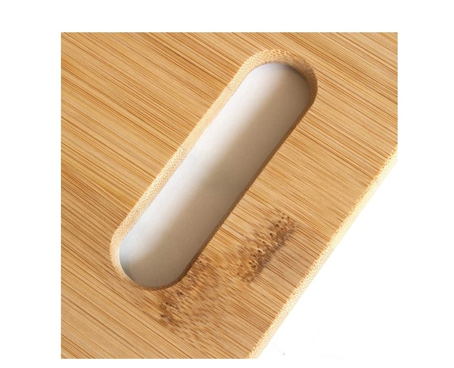 Bamboo 3-Piece Cutting Board Set Kitchen Chopping Blocks With Handle Eco-friendly Large Food Trays