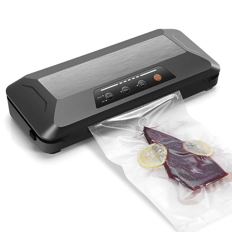 Fully Automatic Vacuum Sealer Air Food Sealer Built-in Cutter Starter Kit, Dry And Moist Food Preservation Modes