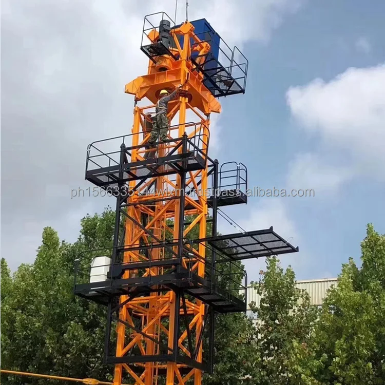 UNIQUE Topkit Tower Crane QTZ63 China tower crane 40m 6ton