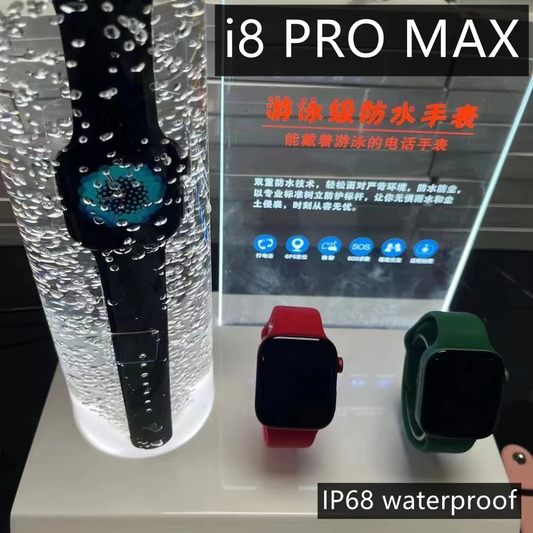 Original I8 Pro MAX Watch 7 Smart Watch Series 7 Factory Price Hot Sell SmartWatch I7 + Max Dialing Top Watch