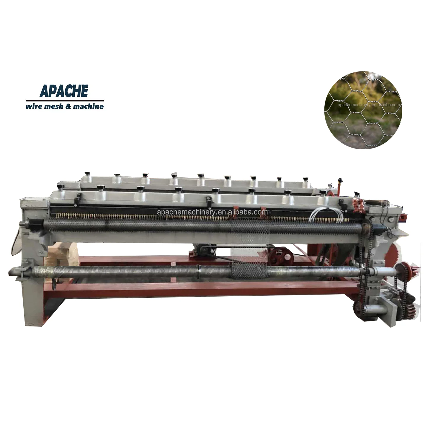 Light Gabion Machine for Making Chicken Cage Hexagonal Wire Mesh Automatic Operation