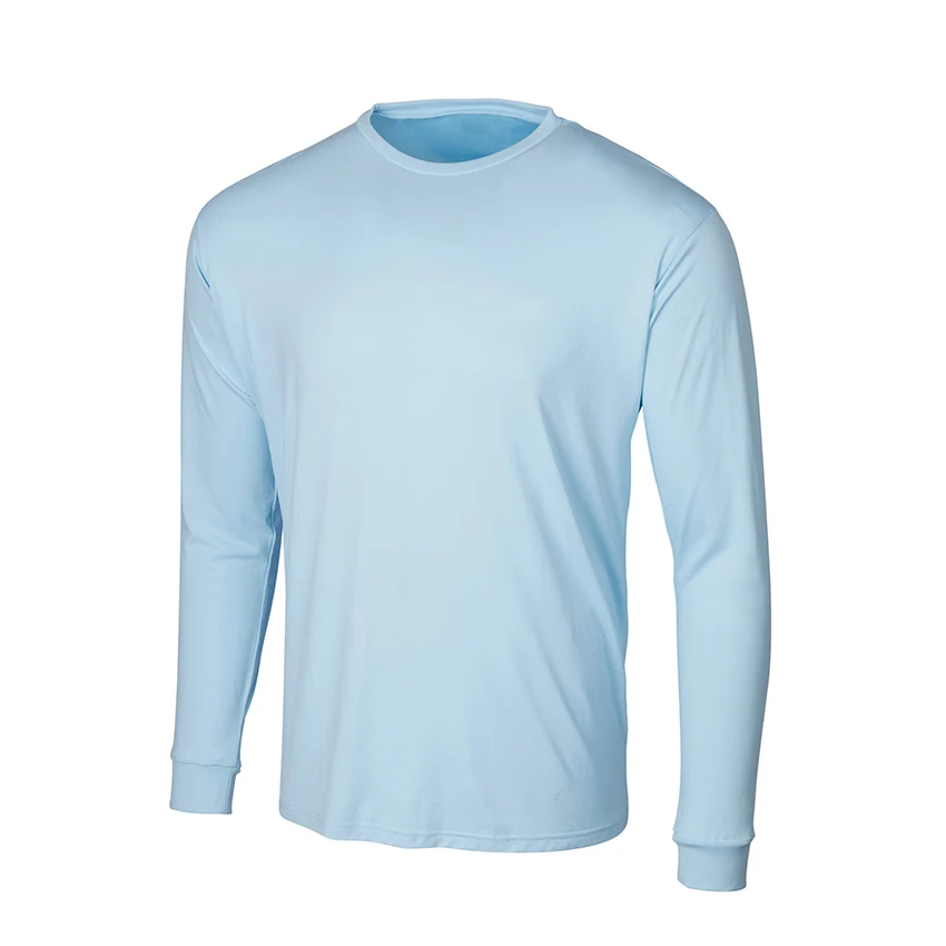 long sleeve 100 polyester sun protection clothing spf shirts custom fishing shirt