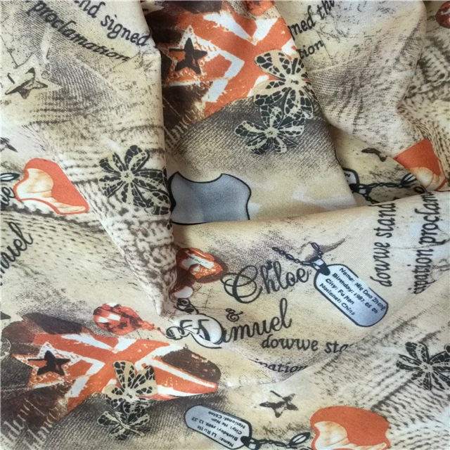 Печатная простая тканая подкладка для одежды