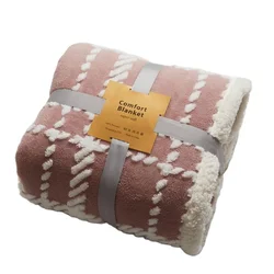 Wholesale Stock Cashmere Lamb Blanket