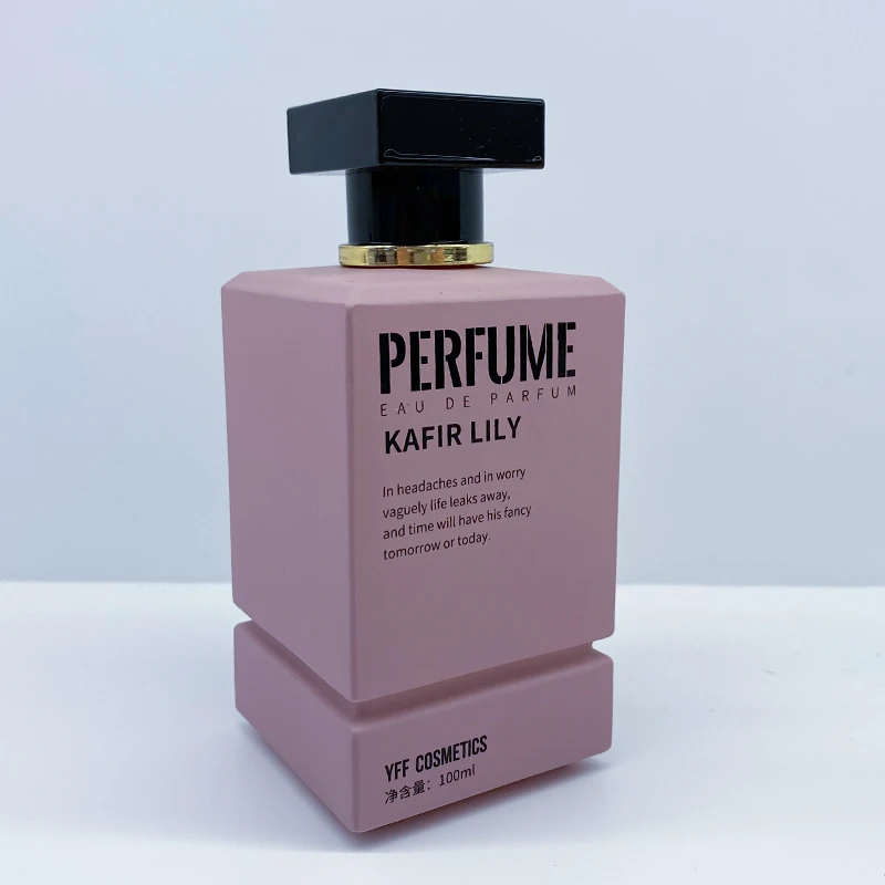 Wholesale square design sense perfume bottle 100ml  can be customized scent floral perfume set for women